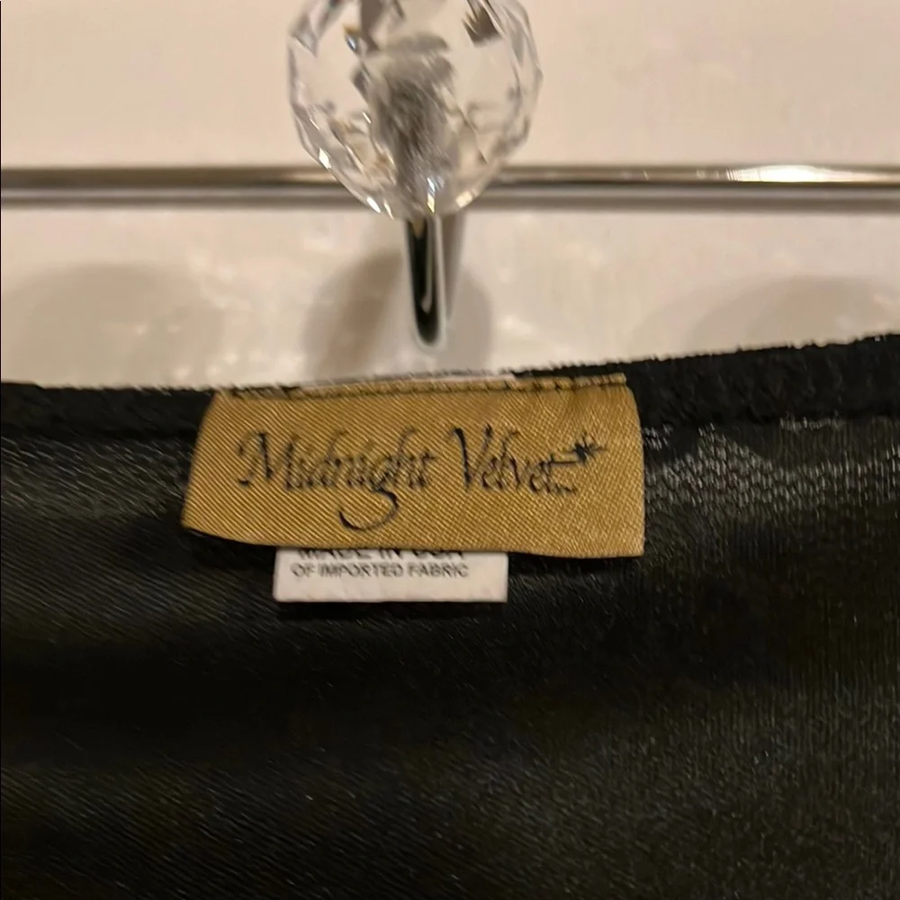 Midnight Velvet Black Ruched Camisole Blouse - Picture 3 of 7